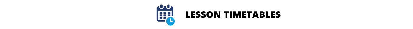 lesson timetables